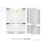 ZLINE Autograph 60" Built-In Refrigerator with Internal Water and Ice Dispenser in Stainless Steel and Gold Accents