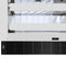 ZLINE Autograph 24" Touchstone Dual Zone 44 Bottle Wine Cooler with Black Stainless Steel Glass Door and Champagne Bronze Handle, RWDOZ-BS-24-CB