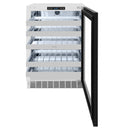 ZLINE Autograph 24" Touchstone Dual Zone 44 Bottle Wine Cooler with Panel Ready Glass Door and Matte Black Handle,  RWDPOZ-24-MB