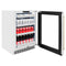 ZLINE Autograph 24" Touchstone 151 Can Beverage Fridge with Stainless Steel Glass Door and Polished Gold Handle,  RBSOZ-GS-24-G