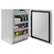 ZLINE Autograph 24" Touchstone 151 Can Beverage Fridge with Solid Stainless Steel Door and Champagne Bronze Handle,  RBSOZ-ST-24-CB