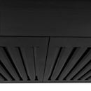 ZLINE 48 in. Convertible Vent Wall Mount Range Hood in Black Stainless Steel, BSKBN-48