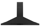 ZLINE 48 in. Convertible Vent Wall Mount Range Hood in Black Stainless Steel, BSKBN-48