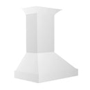 ZLINE 30" 400 CFM Convertible Wooden Wall Mount Range Hood in Smooth Bright White Finish, KBWW-30