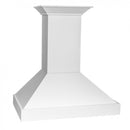 ZLINE 36" 400 CFM Convertible Wooden Wall Mount Range Hood in Smooth Bright White Finish, KBWW-36