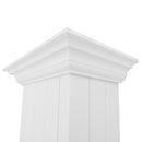 ZLINE 36" 400 CFM Convertible Wooden Wall Mount Range Hood in Shiplap Bright White Finish, KPWW-36