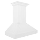 ZLINE 36" 400 CFM Convertible Wooden Wall Mount Range Hood in Shiplap Bright White Finish, KPWW-36