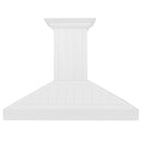 ZLINE 48" 400 CFM Convertible Wooden Wall Mount Range Hood in Shiplap Bright White Finish, KPWW-48