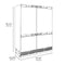 ZLINE 60 In. 32.2 cu. Ft. Panel Ready Built-In 4-Door French Door Refrigerator with Stainless Steel Handles, RBIV-60-SS