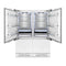 ZLINE 60 In. 32.2 cu. Ft. Panel Ready Built-In 4-Door French Door Refrigerator with Stainless Steel Handles, RBIV-60-SS