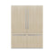 ZLINE 60 In. 32.2 cu. Ft. Panel Ready Built-In 4-Door French Door Refrigerator with Stainless Steel Handles, RBIV-60-SS