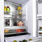ZLINE 36 In. 19.6 cu. ft. Built-In 3-Door French Door Refrigerator with Internal Water and Ice Dispenser in Stainless Steel, RBIV-304-36