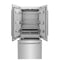 ZLINE 36 In. 19.6 cu. ft. Built-In 3-Door French Door Refrigerator with Internal Water and Ice Dispenser in Stainless Steel, RBIV-304-36