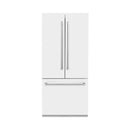 ZLINE 36 In. 19.6 cu. ft. Built-In French Door Refrigerator with Internal Water and Ice Dispenser in White Matte, RBIV-WM-36