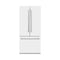 ZLINE 36 In. 19.6 cu. ft. Built-In French Door Refrigerator with Internal Water and Ice Dispenser in White Matte, RBIV-WM-36