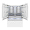 ZLINE 60 In. 32.2 cu. ft. Built-In Refrigerator with Internal Water and Ice Dispenser in White Matte, RBIV-WM-60