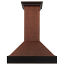 ZLINE 36 in. Hand-Hammered Copper Finish Wall Range Hood, 655-HBXXX-36