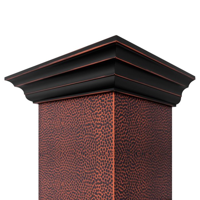 ZLINE 30 in. Hand-Hammered Copper Finish Wall Range Hood, 655-HBXXX-30