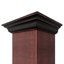 ZLINE 48 in. Hand-Hammered Copper Finish Wall Range Hood, 655-HBXXX-48