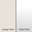 ZLINE 48" 400 CFM Convertible Wooden Wall Mount Range Hood in Smooth Bright White Finish, KBWW-48