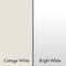 ZLINE 48" 400 CFM Convertible Wooden Wall Mount Range Hood in Smooth Bright White Finish, KBWW-48