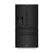 ZLINE 36 inch French Door Refrigerator with Water Dispenser, Ice Maker in Fingerprint Resistant Black Stainless Steel, RFM-W-36-BS