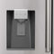 ZLINE 36 In. Autograph French Door Refrigerator with Water and Ice Dispenser in Fingerprint Resistant Stainless Steel with Gold Accents, RFMZ-W-36-G