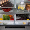 ZLINE 36 In. Autograph French Door Refrigerator with Water and Ice Dispenser in Fingerprint Resistant Stainless Steel with Gold Accents, RFMZ-W-36-G