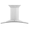 ZLINE 36" CrownSound Island Mount Range Hood in Stainless Steel with Built-in Speakers, GL9iCRN-BT-36