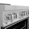 ZLINE 36" 4.6 cu. ft. Induction Range with a 5 Element Stove and Electric Oven in Durasnow Stainless Steel, RAINDS-SN-36