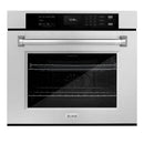 ZLINE 30" Professional Single Wall Oven with Air Fry and Self-Clean in DuraSnow® Stainless Steel, WASS-30