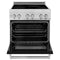 ZLINE 30" 4.0 cu. ft. Induction Range with a 4 Element Stove and Electric Oven in Black Matte, RAIND-BLM-30