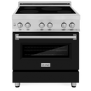 ZLINE 30" 4.0 cu. ft. Induction Range with a 4 Element Stove and Electric Oven in Black Matte, RAIND-BLM-30