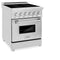 ZLINE 24" 2.8 cu. ft. Induction Range with a 4 Element Stove and Electric Oven in Stainless Steel, RAIND-24