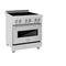 ZLINE 30" 4.0 cu. ft. Induction Range with a 4 Element Stove and Electric Oven in Stainless Steel, RAIND-30