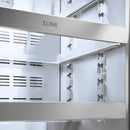 ZLINE Autograph 24" Touchstone 151 Can Beverage Fridge with Panel Ready Glass Door and Champagne Bronze Handle,  RBSPOZ-24-CB