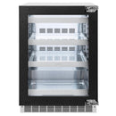 ZLINE Autograph 24" Touchstone 151 Can Beverage Fridge with Panel Ready Glass Door and Champagne Bronze Handle,  RBSPOZ-24-CB