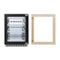 ZLINE Autograph 24" Touchstone 151 Can Beverage Fridge with Panel Ready Glass Door and Polished Gold Handle,  RBSPOZ-24-G