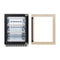ZLINE Autograph 24" Touchstone 151 Can Beverage Fridge with Panel Ready Glass Door and Matte Black Handle,  RBSPOZ-24-MB