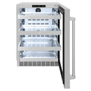 ZLINE 24" Touchstone 151 Can Beverage Fridge with Stainless Steel Glass Door,  RBSO-GS-24