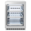 ZLINE 24" Touchstone 151 Can Beverage Fridge with Stainless Steel Glass Door,  RBSO-GS-24