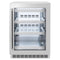 ZLINE 24" Touchstone 151 Can Beverage Fridge with Stainless Steel Glass Door,  RBSO-GS-24