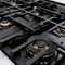 ZLINE 48" 6.7 cu. ft. Select Double Oven Gas Range in DuraSnow® Stainless Steel with 8 Brass Burners, HGRS-BR-48