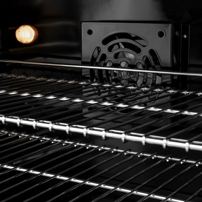 ZLINE 48" 6.7 cu. ft. Select Double Oven Dual Fuel Range with 8 Burners in Stainless Steel with White Matte Doors, HDR-WM-48