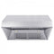 ZLINE 36 in. DuraSnow® Finished Under Cabinet Range Hood, 8685S-36