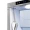 ZLINE Autograph 15" Touchstone Clear Cube Ice Maker with Drain Pump and Solid Stainless Steel Door with Matte Black Handle, ICCDZ-ST-15-MB