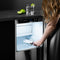ZLINE Autograph 15" Touchstone Clear Cube Ice Maker with Drain Pump and Solid Stainless Steel Door with Matte Black Handle, ICCDZ-ST-15-MB