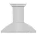 ZLINE 36" CrownSound Island Mount Range Hood in Stainless Steel with Built-in Speakers, KL3iCRN-BT-36