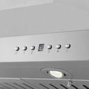 ZLINE 42" CrownSound Island Mount Range Hood in Stainless Steel with Built-in Speakers, KL3iCRN-BT-42