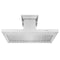 ZLINE 48 in. Island Mount Range Hood in Stainless Steel with Built-in CrownSound‚ Bluetooth Speakers, KE2iCRN-BT-48